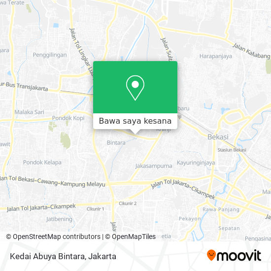 Peta Kedai Abuya Bintara