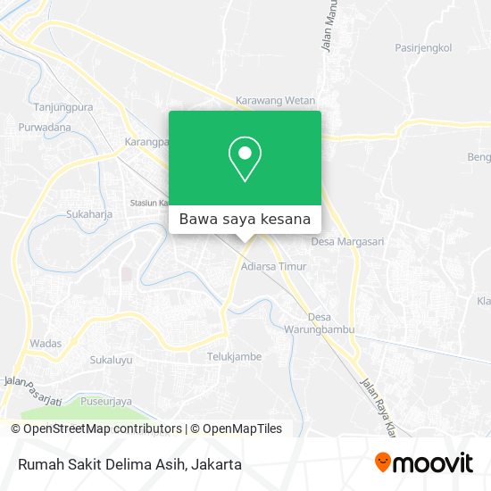 Peta Rumah Sakit Delima Asih