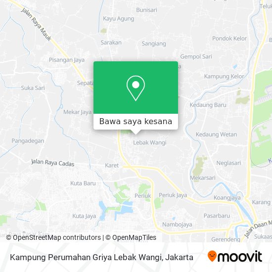 Peta Kampung Perumahan Griya Lebak Wangi