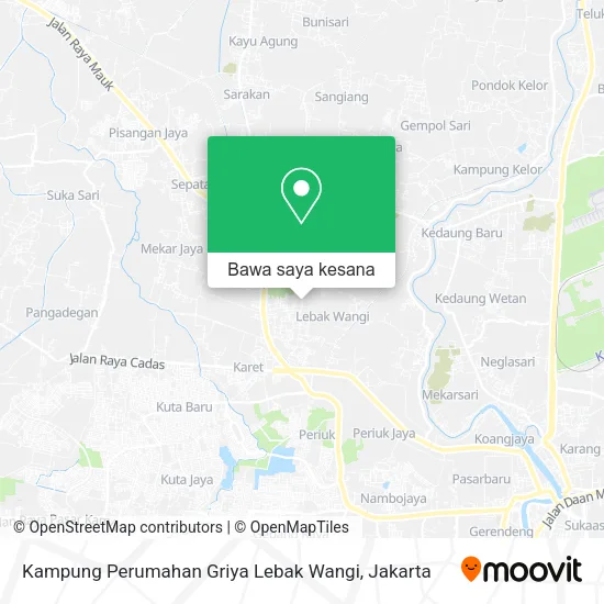 Peta Kampung Perumahan Griya Lebak Wangi