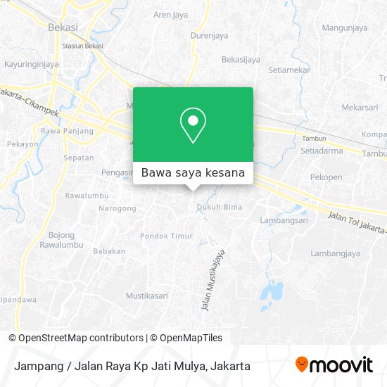 Peta Jampang / Jalan Raya Kp Jati Mulya