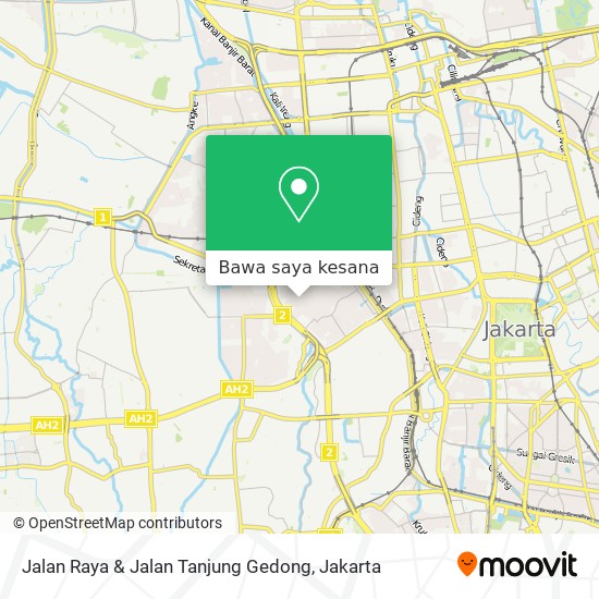 Peta Jalan Raya & Jalan Tanjung Gedong