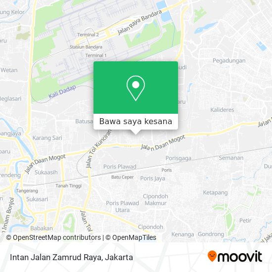 Peta Intan Jalan Zamrud Raya