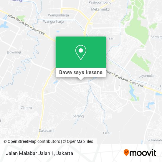Peta Jalan Malabar Jalan 1