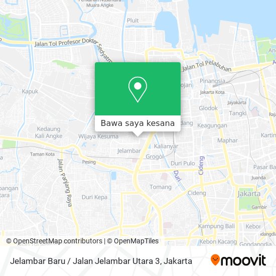 Peta Jelambar Baru / Jalan Jelambar Utara 3