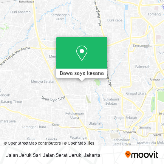 Peta Jalan Jeruk Sari Jalan Serat Jeruk