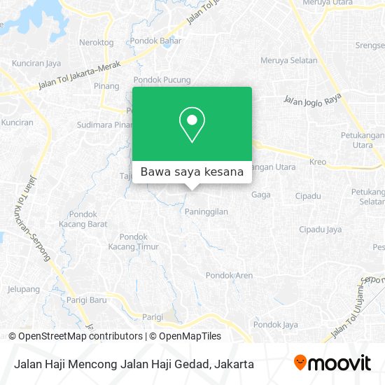 Peta Jalan Haji Mencong Jalan Haji Gedad