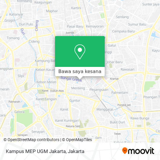 Peta Kampus MEP UGM Jakarta