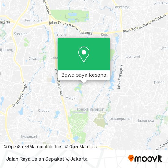 Peta Jalan Raya Jalan Sepakat V