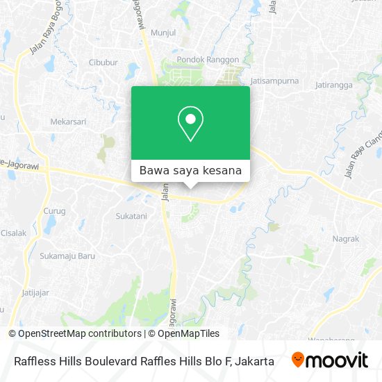 Peta Raffless Hills Boulevard Raffles Hills Blo F