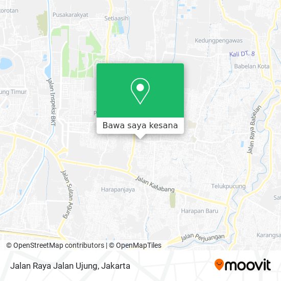 Peta Jalan Raya Jalan Ujung
