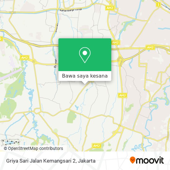 Peta Griya Sari Jalan Kemangsari 2