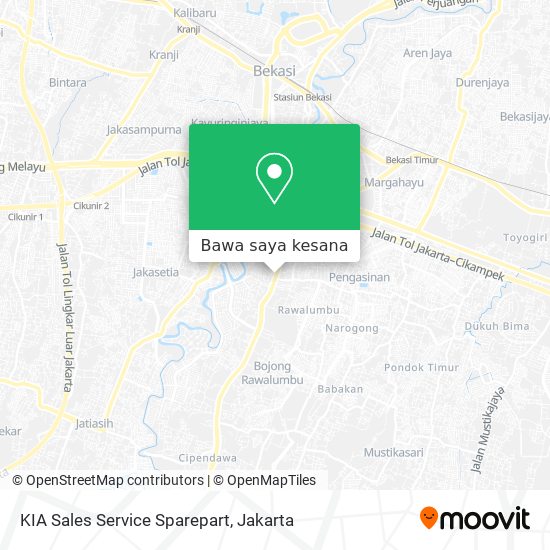 Peta KIA Sales Service Sparepart