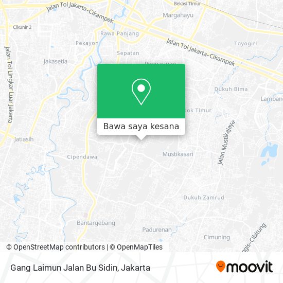 Peta Gang Laimun Jalan Bu Sidin