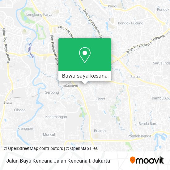 Peta Jalan Bayu Kencana Jalan Kencana I