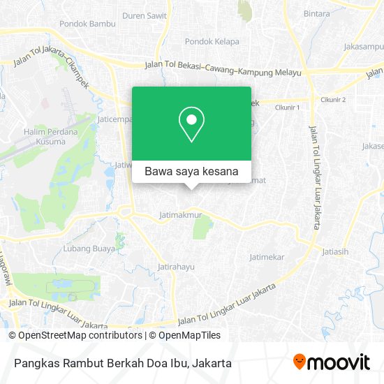 Peta Pangkas Rambut Berkah Doa Ibu
