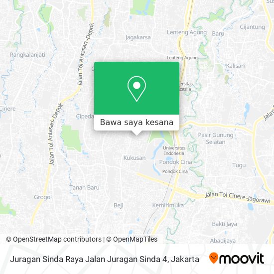 Peta Juragan Sinda Raya Jalan Juragan Sinda 4