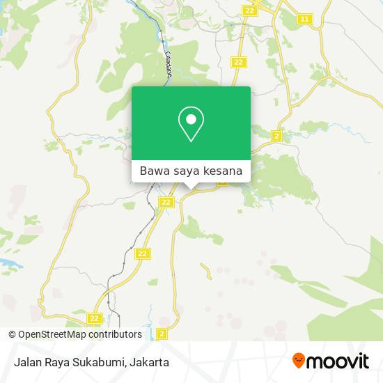 Peta Jalan Raya Sukabumi