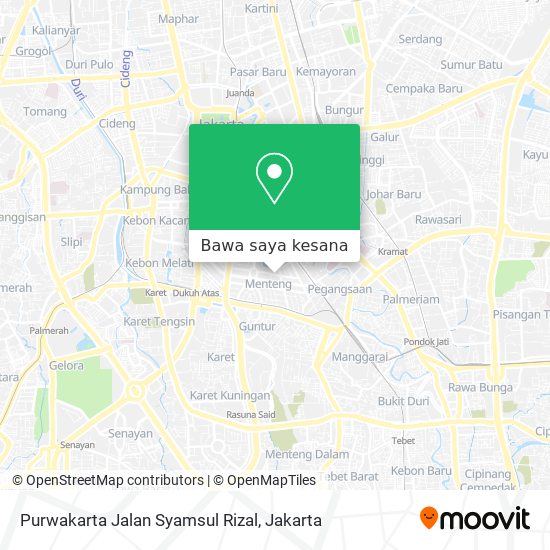 Peta Purwakarta Jalan Syamsul Rizal