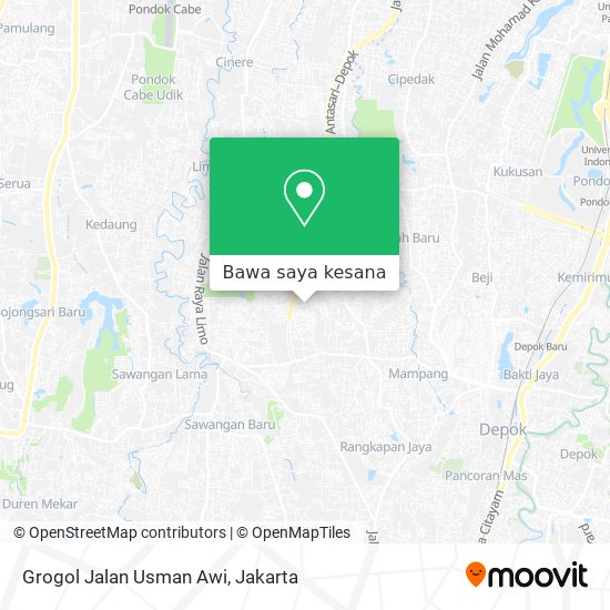 Peta Grogol Jalan Usman Awi