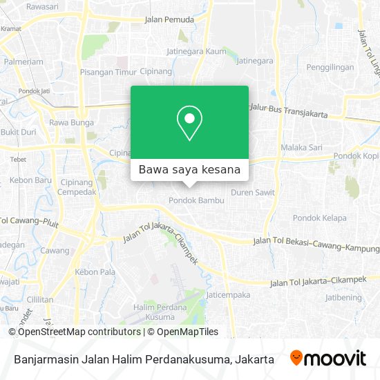 Peta Banjarmasin Jalan Halim Perdanakusuma