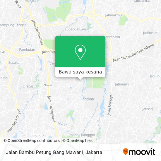 Peta Jalan Bambu Petung Gang Mawar I