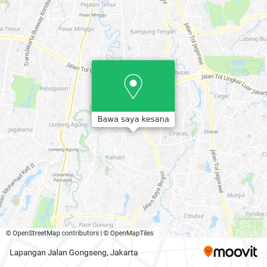 Peta Lapangan Jalan Gongseng