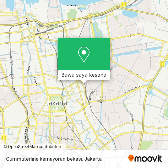 Peta Cummuterline kemayoran-bekasi