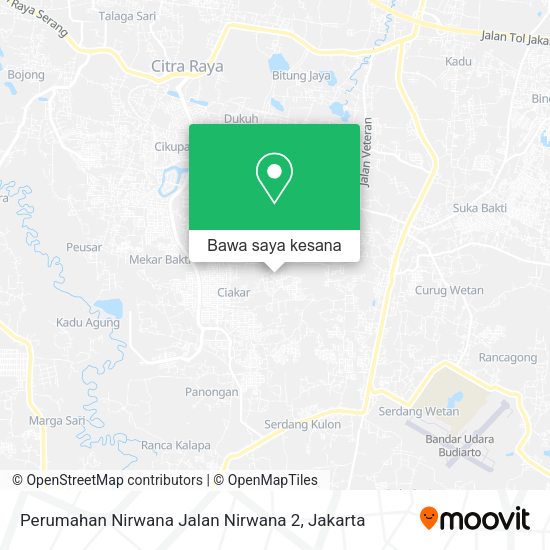 Peta Perumahan Nirwana Jalan Nirwana 2