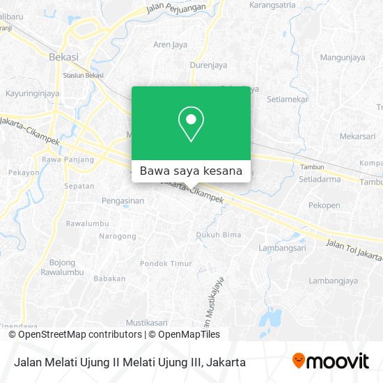 Peta Jalan Melati Ujung II Melati Ujung III