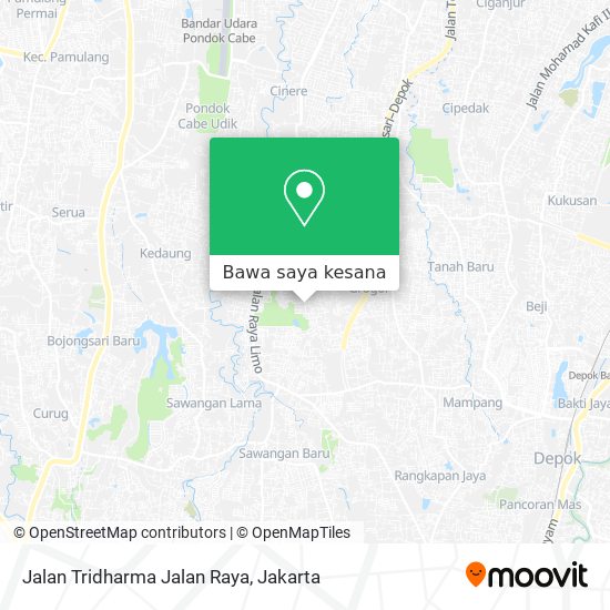 Peta Jalan Tridharma Jalan Raya