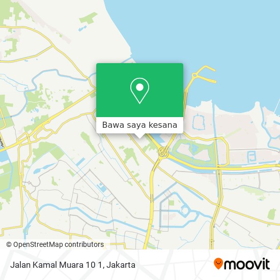 Peta Jalan Kamal Muara 10 1