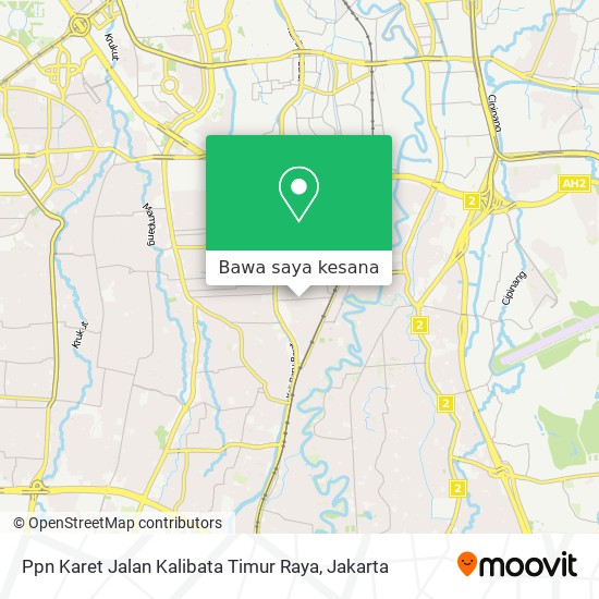 Peta Ppn Karet Jalan Kalibata Timur Raya