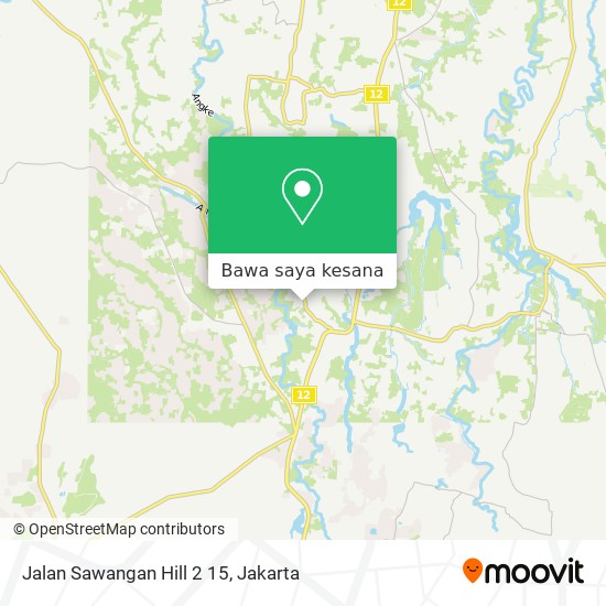 Peta Jalan Sawangan Hill 2 15