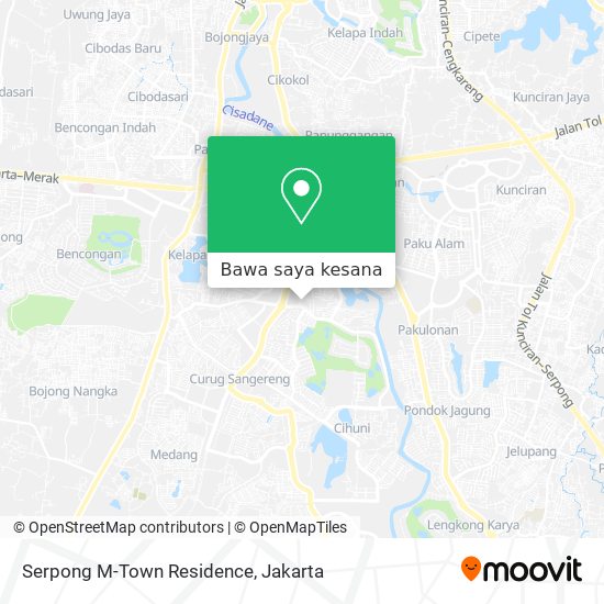 Peta Serpong M-Town Residence
