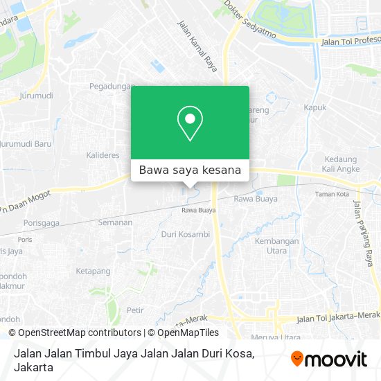 Peta Jalan Jalan Timbul Jaya Jalan Jalan Duri Kosa