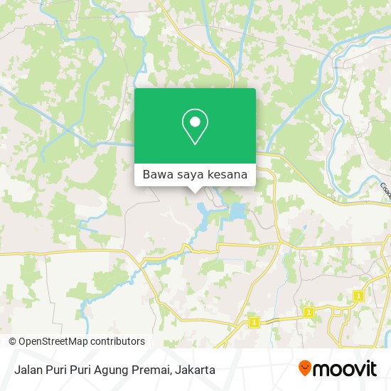 Peta Jalan Puri Puri Agung Premai