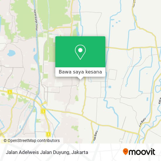 Peta Jalan Adelweis Jalan Duyung