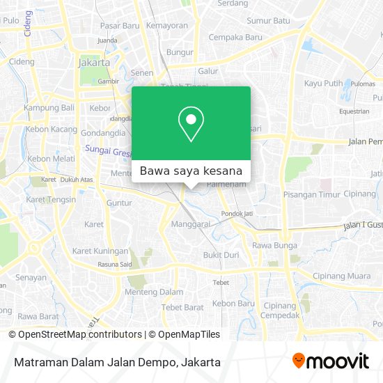 Peta Matraman Dalam Jalan Dempo