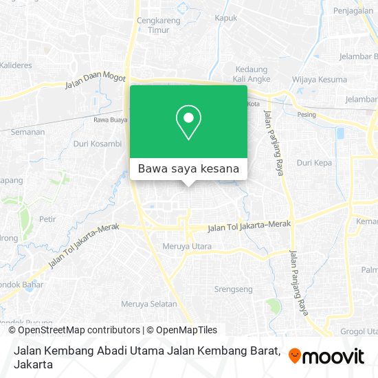 Peta Jalan Kembang Abadi Utama Jalan Kembang Barat