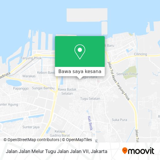 Peta Jalan Jalan Melur Tugu Jalan Jalan VII