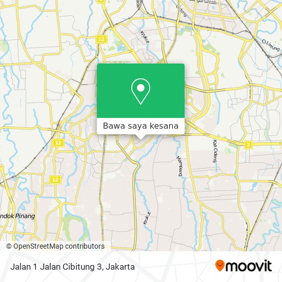 Peta Jalan 1 Jalan Cibitung 3