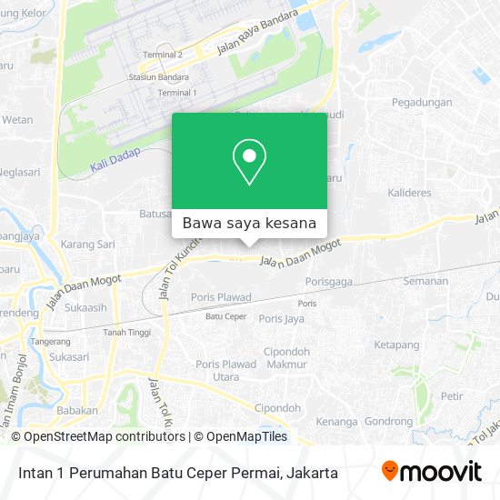 Peta Intan 1 Perumahan Batu Ceper Permai