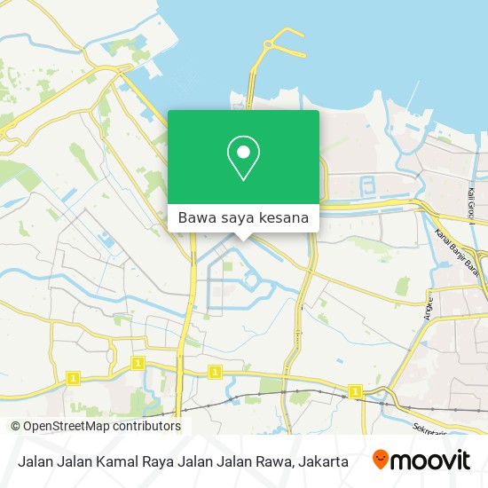 Peta Jalan Jalan Kamal Raya Jalan Jalan Rawa