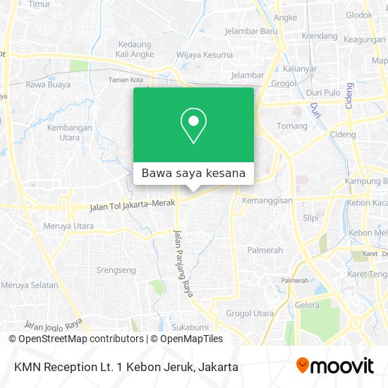 Peta KMN Reception Lt. 1 Kebon Jeruk