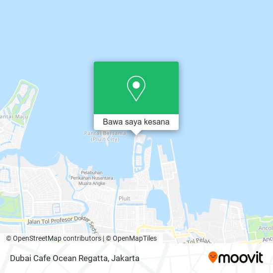 Peta Dubai Cafe Ocean Regatta