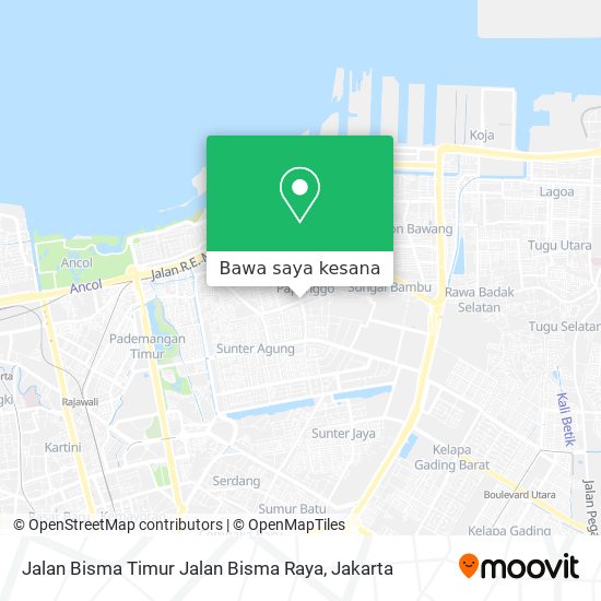 Peta Jalan Bisma Timur Jalan Bisma Raya