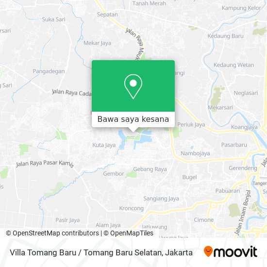 Peta Villa Tomang Baru / Tomang Baru Selatan