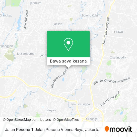 Peta Jalan Pesona 1 Jalan Pesona Vienna Raya