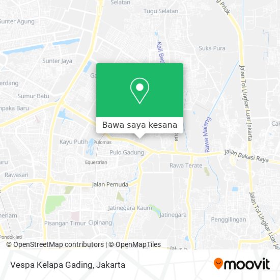 Peta Vespa Kelapa Gading